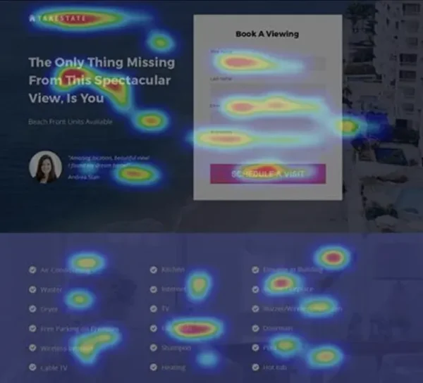 Real-Time Heatmap Tracker for Landing Pages